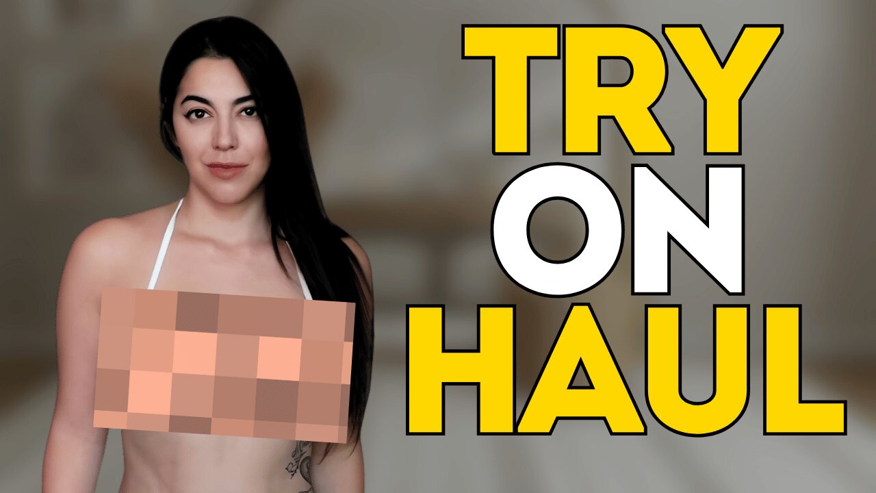 BLUE GINGHAM BIKINI VS STRAPLESS DRESS HAUL!