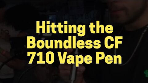 Hitting the Boundless CF 710 Vape Pen