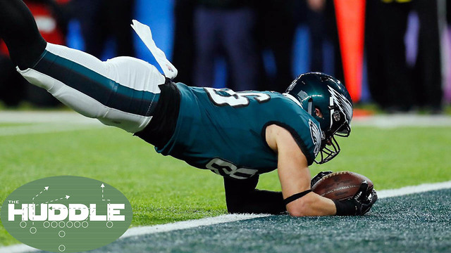 Catch or NO Catch!? Tight End Zach Ertzs Super Bowl Touchdown Sparks Controversy -The Huddle