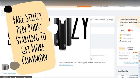 Fake Stiiizy Pen Pods: Starting To Get More Common