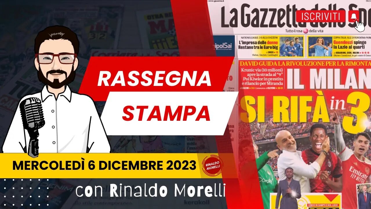 MILAN, a GENNAIO il MERCATO | ποΈ Rassegna Stampa 6.12.2023 #549