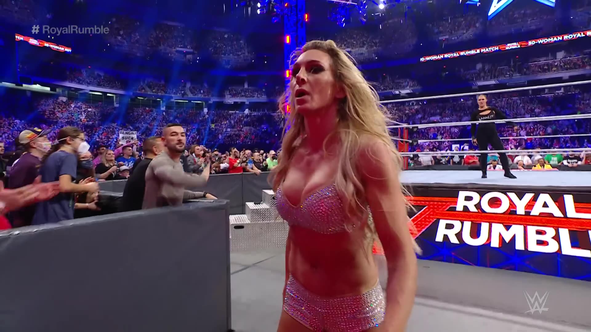 Ronda Rousey wins Womens Royal Rumble Match Royal Rumble 2022