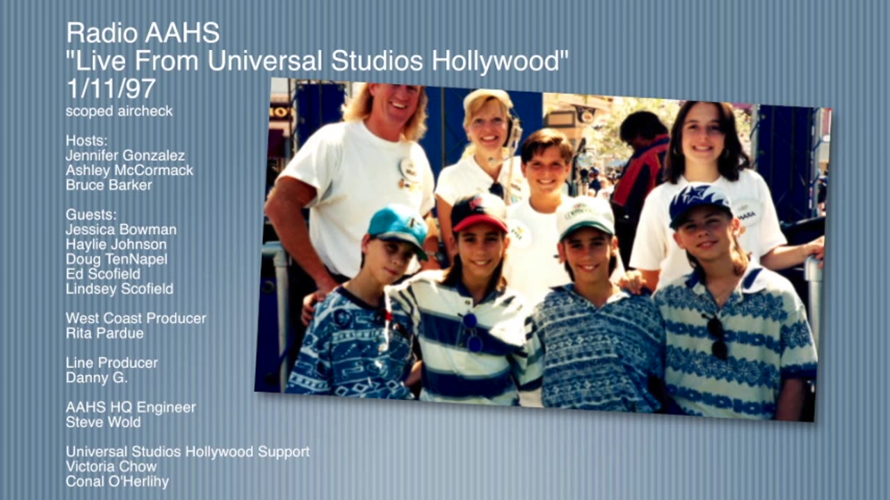 Live From Universal Studios Hollywood 1/11/97