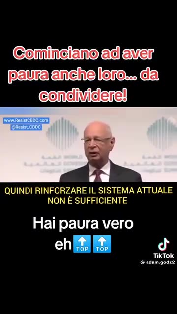 Klaus Schwab si è accorto che qualcosa sta cambiando