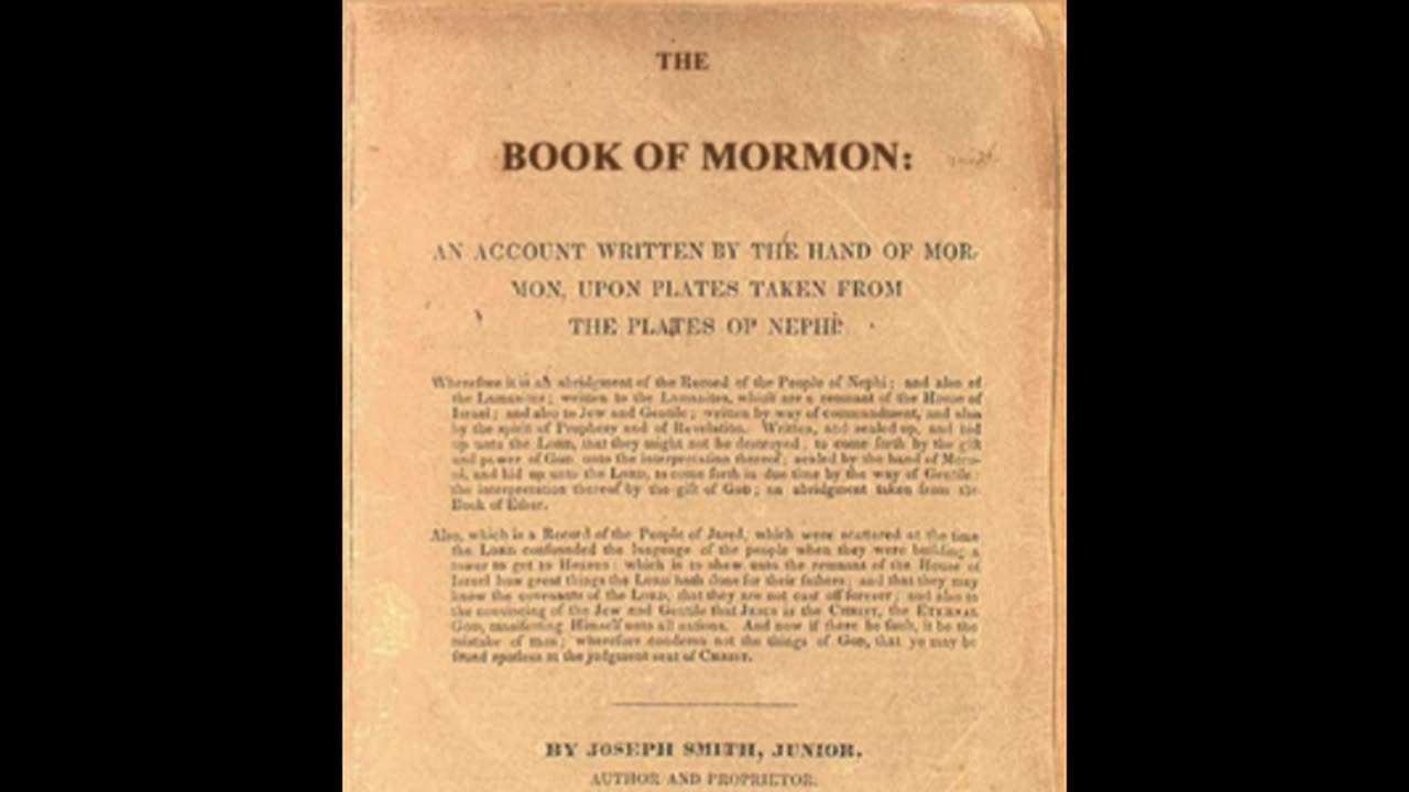 The Book of Mormon: Part 1 - 1 Nephi, 2 Nephi