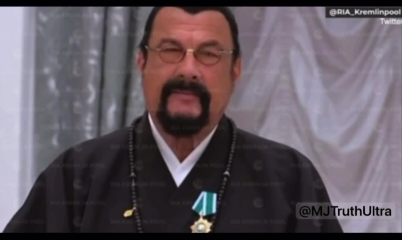 Actor Steven Seagal declares Ukraine known for organ trafficking, child sex trafficking and Nazism