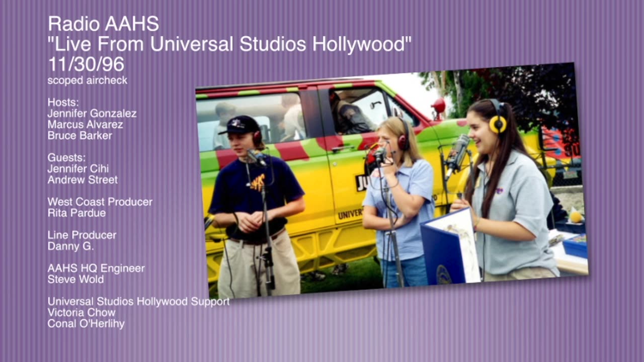 Live From Universal Studios Hollywood 11/30/96