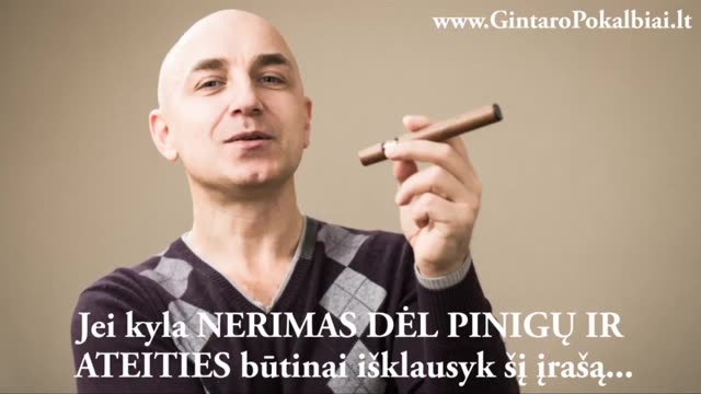 Nerimas dėl ateities ir pinigų PSIHOLOGAS GINTARAS LUNSKIS