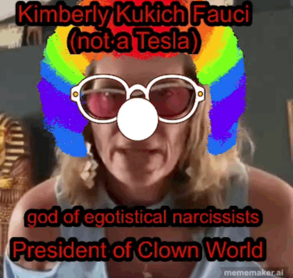 Kukich Fauci president of clown world