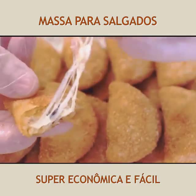 Massa para salgados, super econômica e fácil