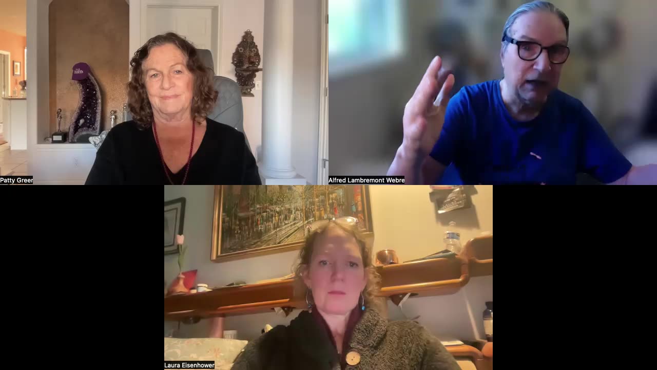 NewsEvolution:2025! Glad to Be Alive!!Patty Greer, Laura Eisenhower & Alfred Lambremont Webre