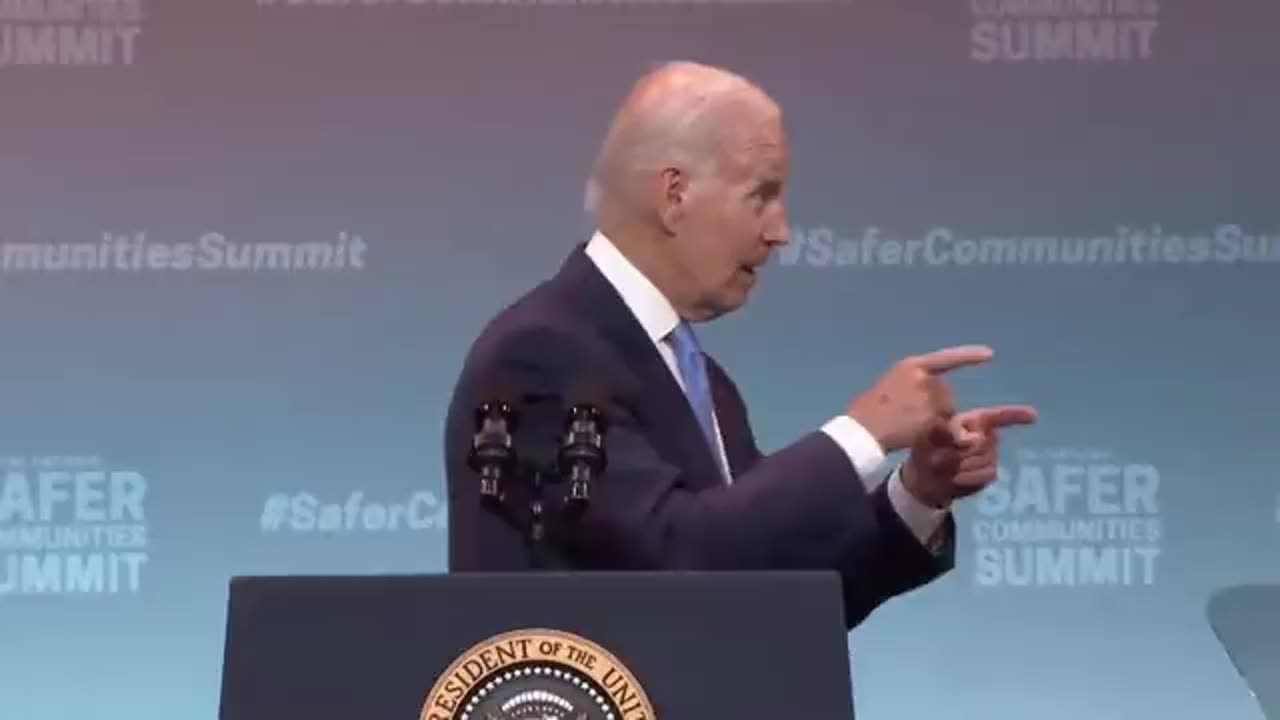 Biden finishes speech in Connecticut saying God save the Queen