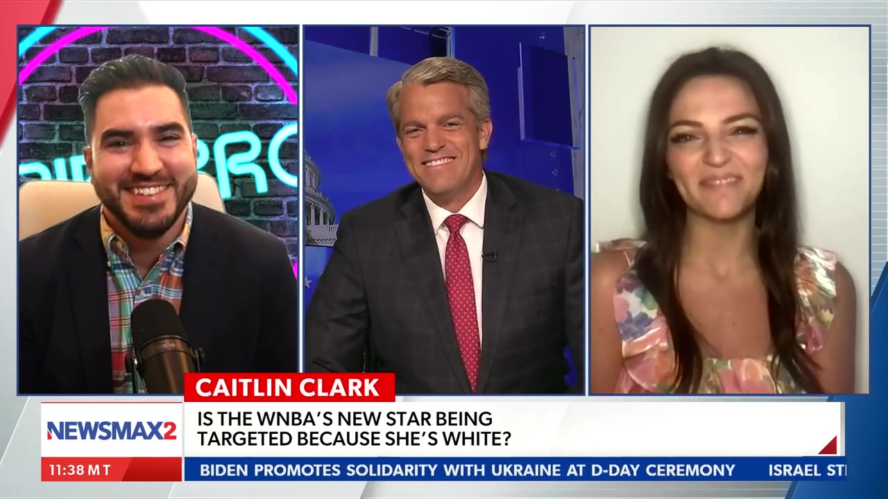 Is WNBA Star Caitlin Clark Being Targeted Because Shes White? | Siraj Hashmi joins Newsmax 2
