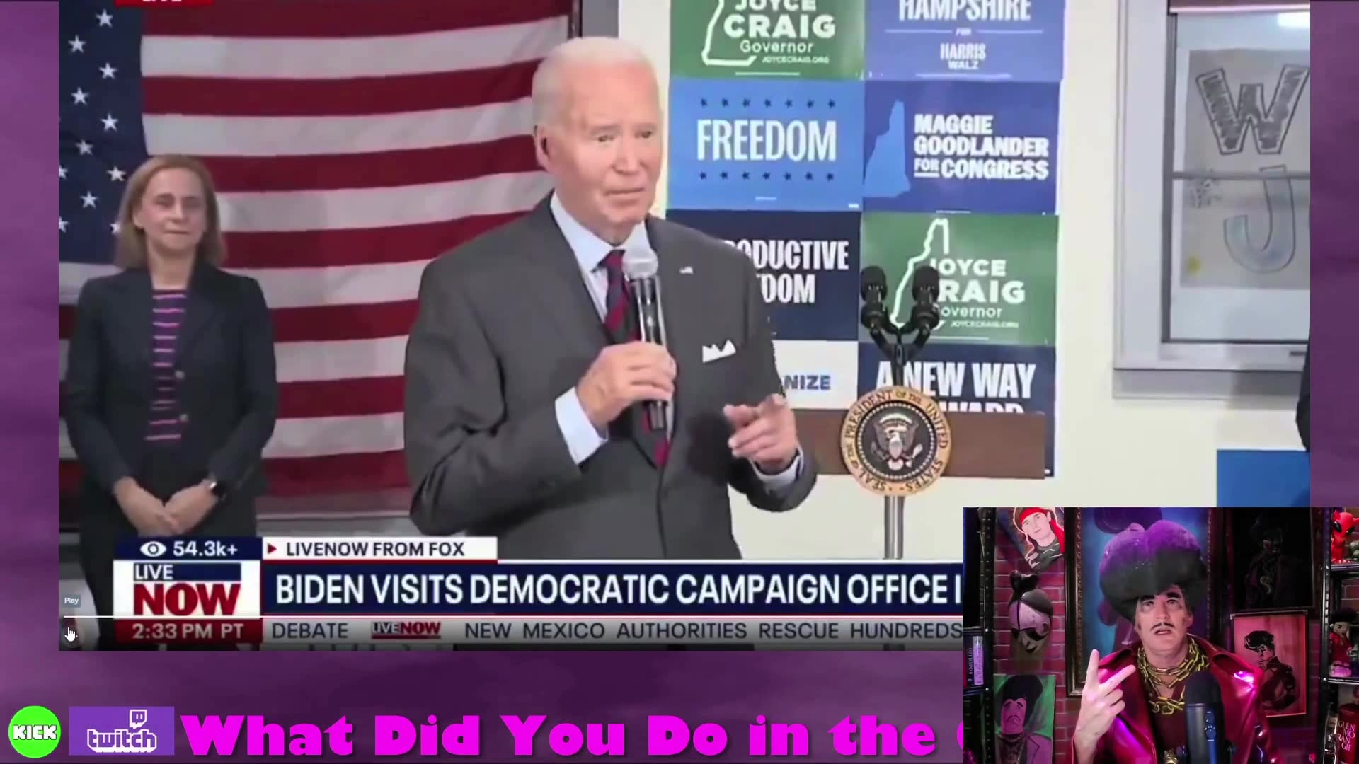 Jean Pierre Scrambles to Explain Bidens Lock Him Up Statement About Trump