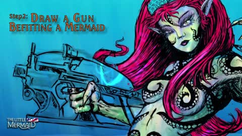 Making the Little MAGA Mermaid with guns!