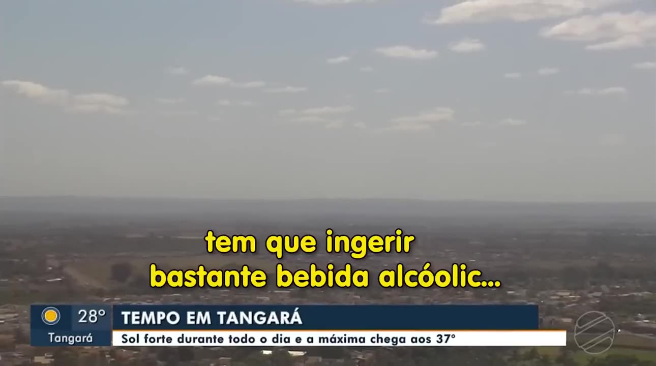 Jornalista aconselha beber álcool em dia de calor e vira piada