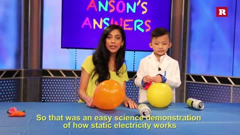Anson Wong, boy genius, moves cans with static electricity | Anson's Answers