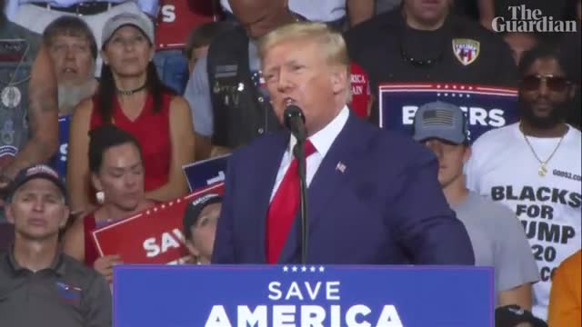 Donald Trump calls Joe Biden enemy of the state after Mar-a-Lago raid