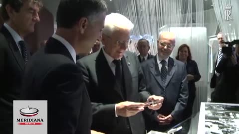 Quando il presidente della Repubblica Italiana delle banane Sergio Mattarella andò all'inaugurazione nell'ottobre 2016 del Museo della Zecca di Stato di Roma in via Salaria 712,Roma DOCUMENTARIO