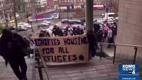 Seattle City Council Shut Down by Protestors Demanding More Free Housing for Illegals