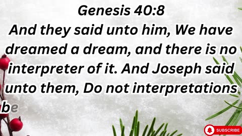 "Joseph Interprets the Dreams of Pharaoh's Cupbearer and Baker" genesis 40:1-23.#shortvideo #youtube