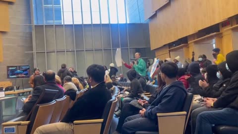 Leftists Storm Seattle City Council Calling to Defund Police, House Illegals