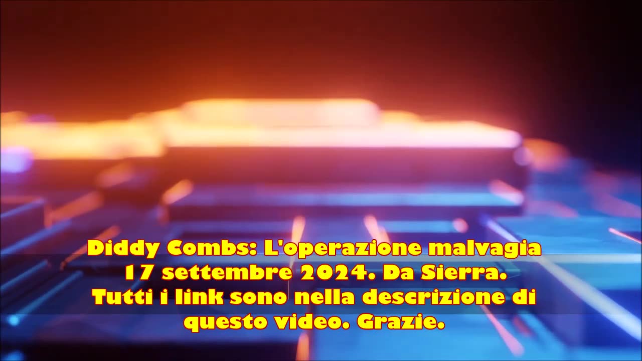 New 18/09/2024 Diddy Combs: Loperazione malvagia 17 settembre 2024. Da Sierra.
