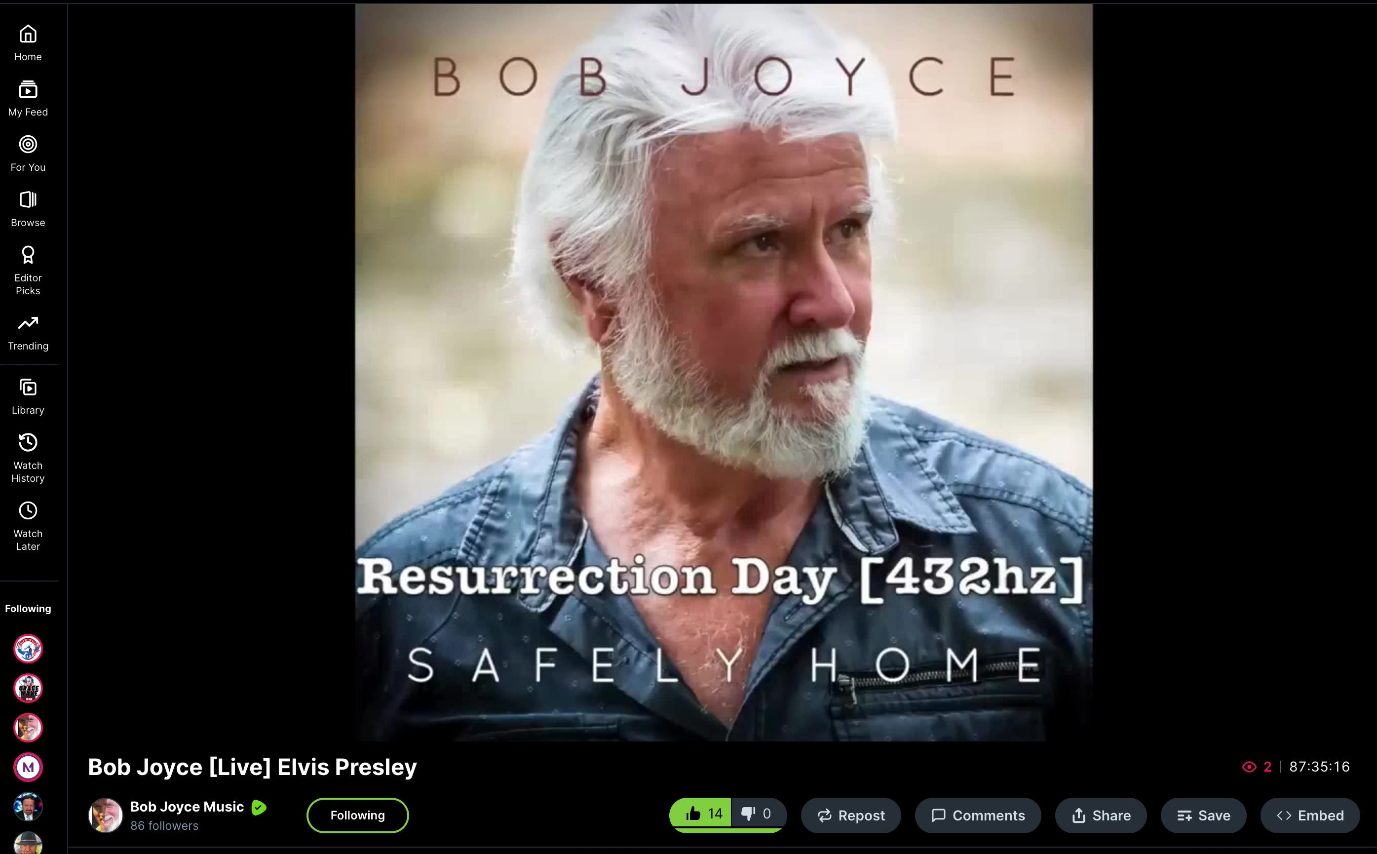 NEW 24/7 STREAM! Bob Joyce Music [Live] Now on Rumble!