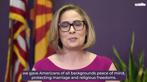 Kyrsten Sinema announces her retirement at the end of this year