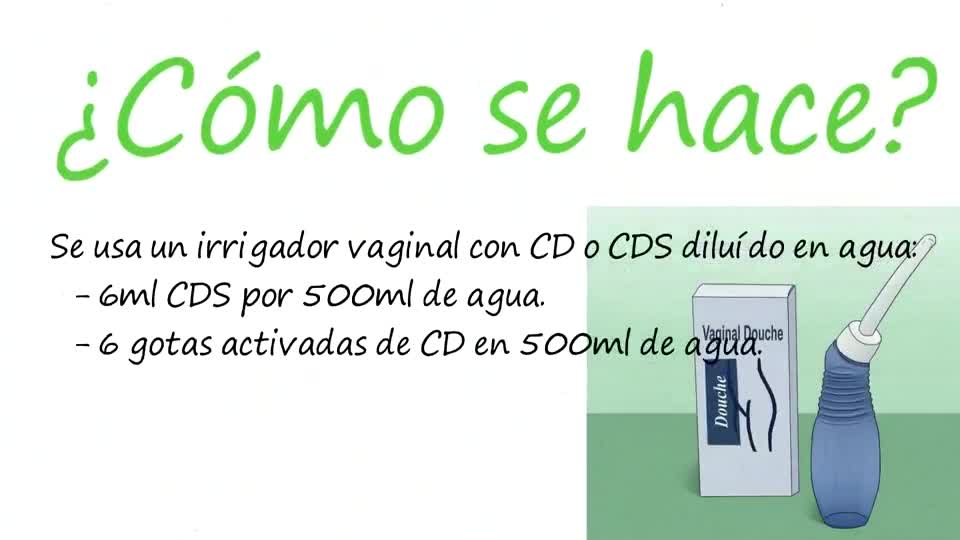LAVADO VAGINAL CON DIOXIDO DE CLORO