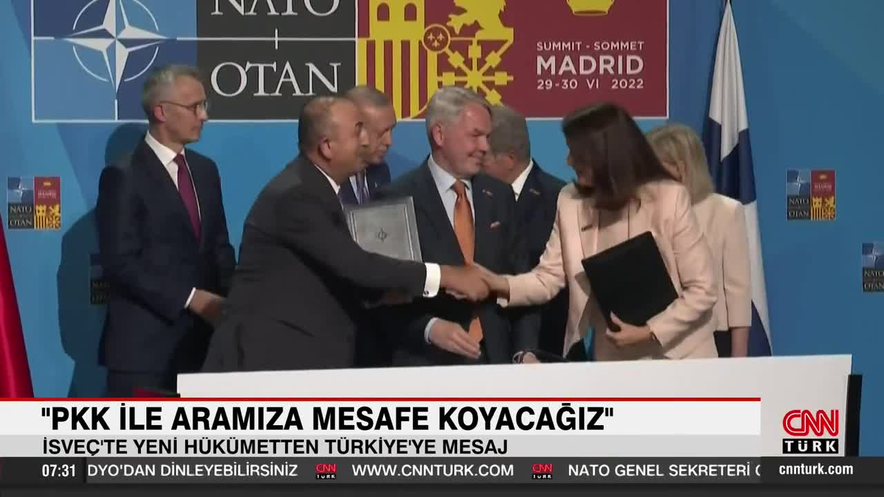 İsveçte yeni hükümetten Türkiyeye mesaj