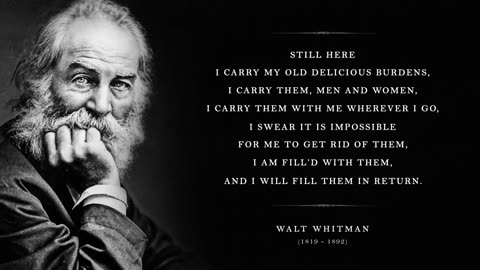 Song of the Open Road - Walt Whitman (Powerful Life Poetry)