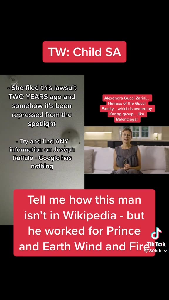 alexandra gucci zarini testimony - alleged sex abuse by joseph ruffalo