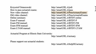 Exam P exercise for March 4, 2021