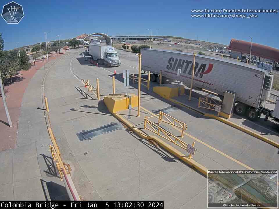 2024-01-05 - Puente Internacional 3 (viendo hacia Laredo, Texas)