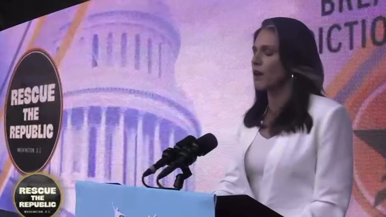 TULSI GABBARDโS SPEECH AT RESCUE THE REPUBLIC ๐ฆ