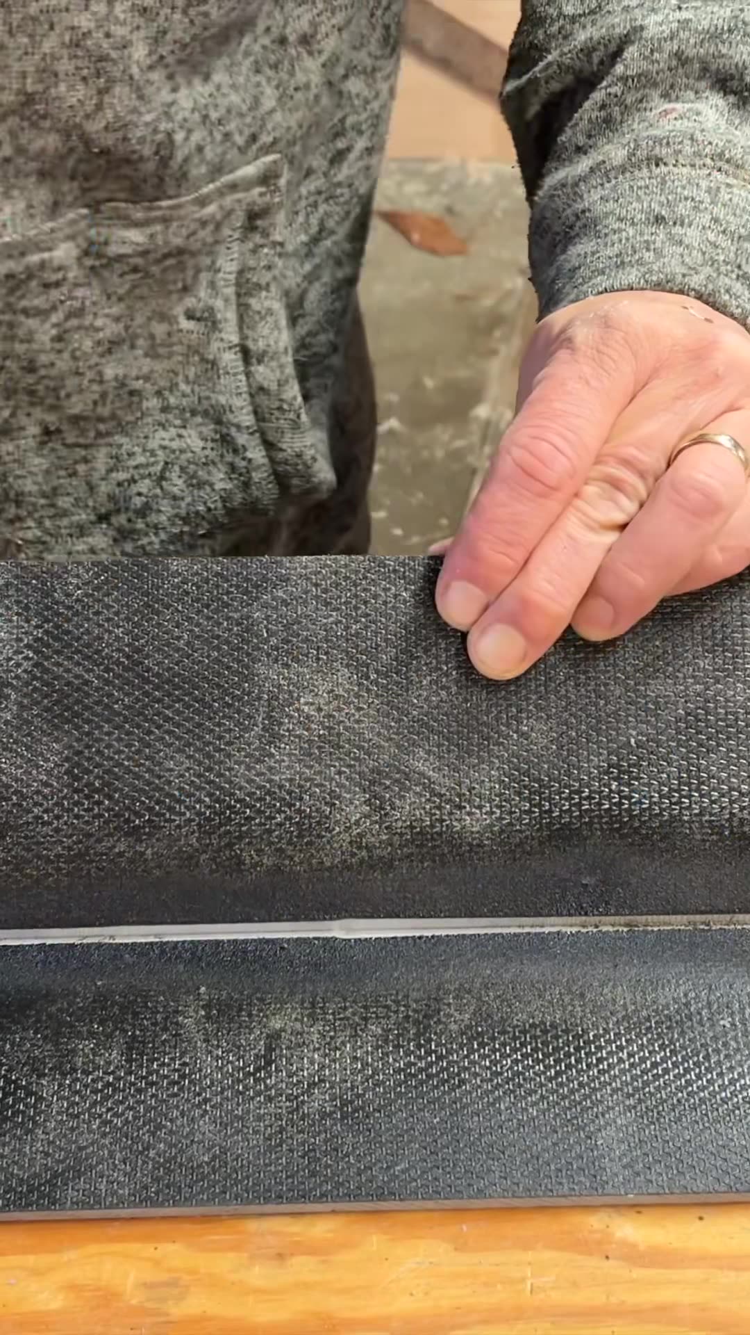 AMAZING! Make Your Own LVP Stair nose #shorts
