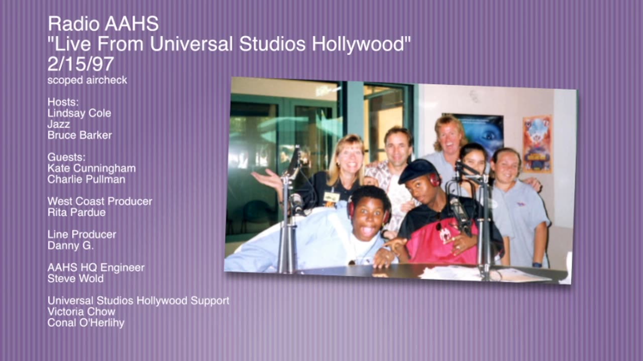 Live From Universal Studios Hollywood 2/15/97