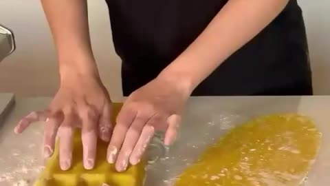 Homemade ravioli