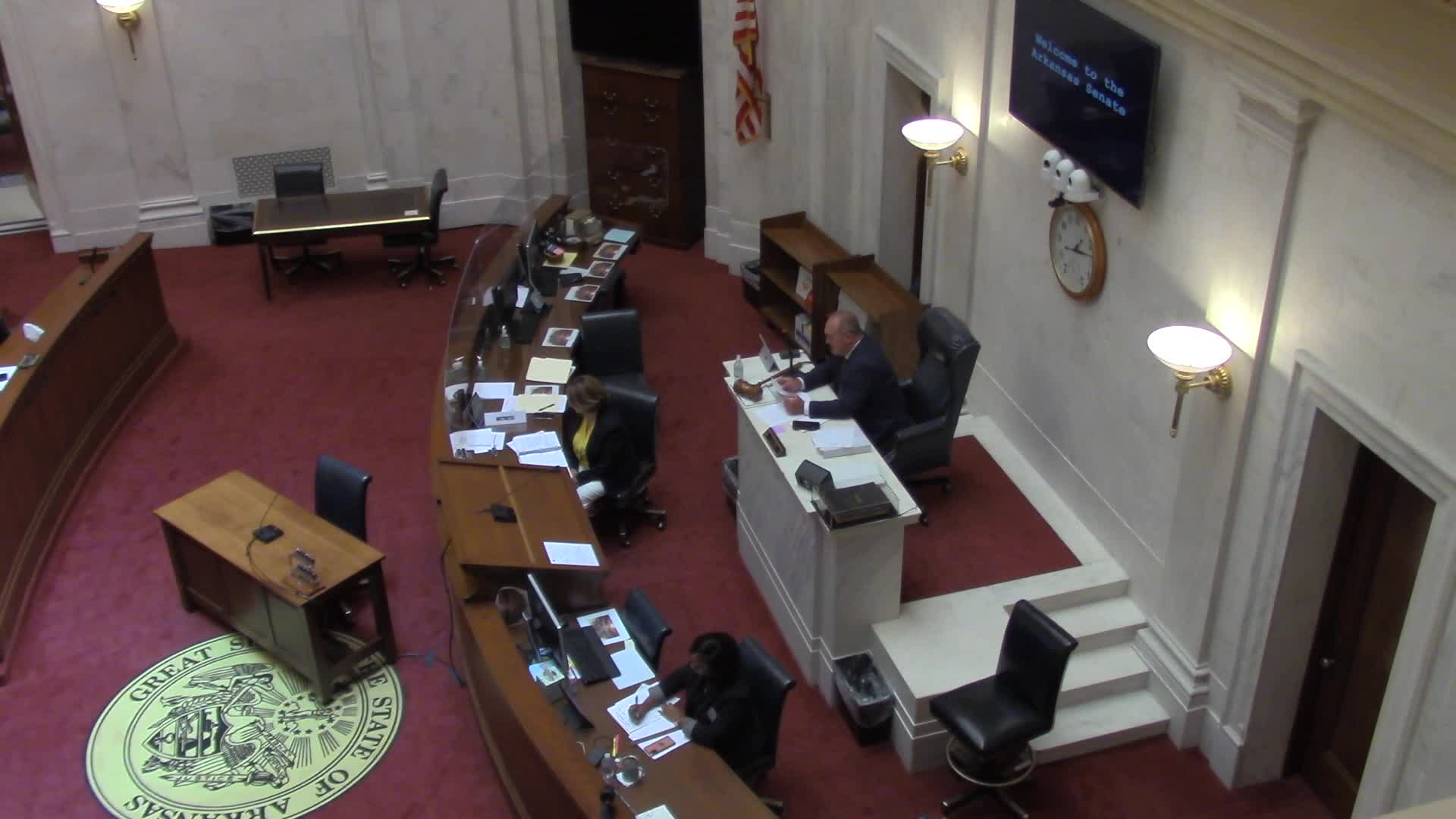 Arkansas State Senate issues punishment for ethics violations on Alan Clark