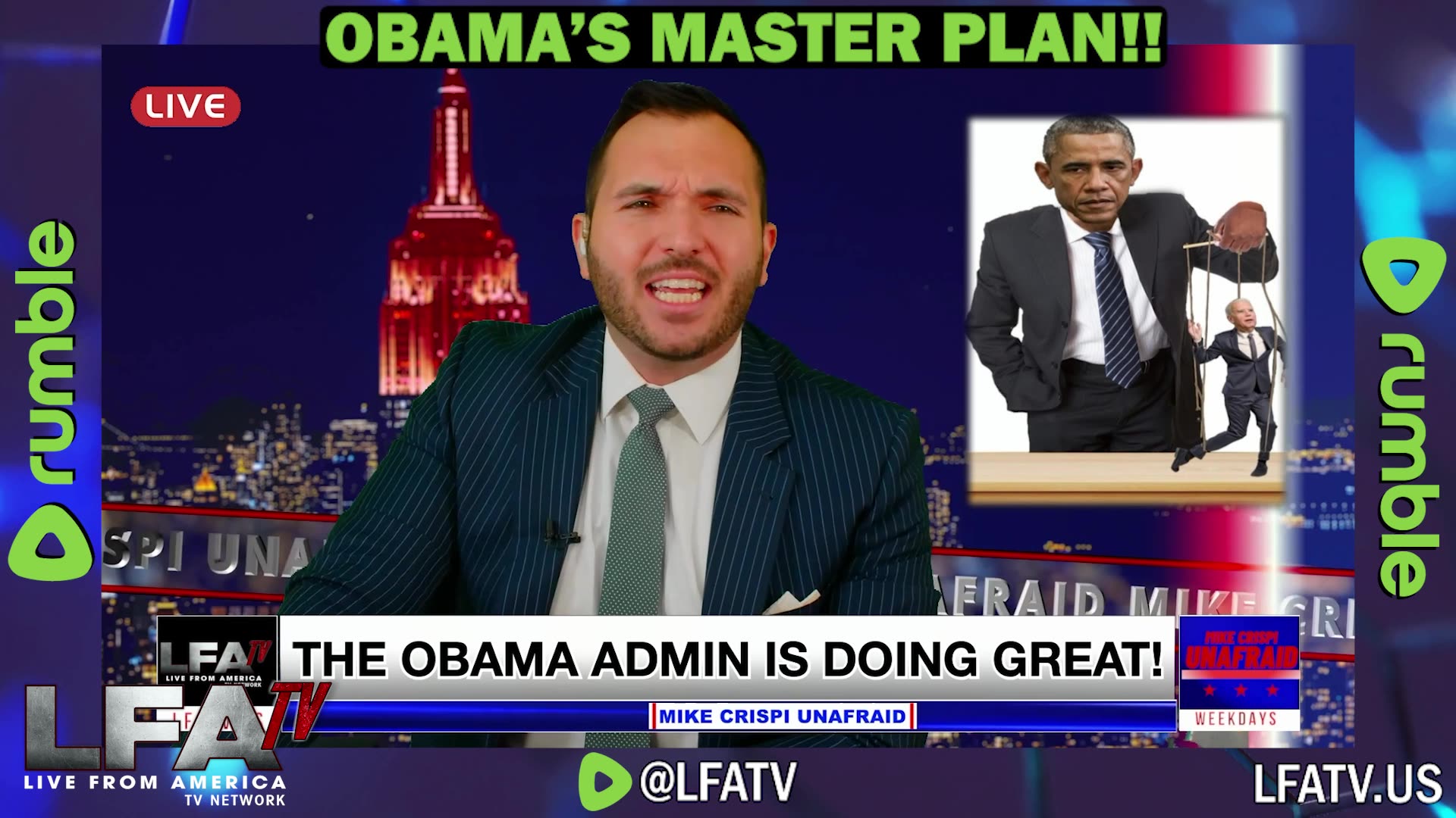LFA TV CLIP: OBAMAS MASTER PLAN!