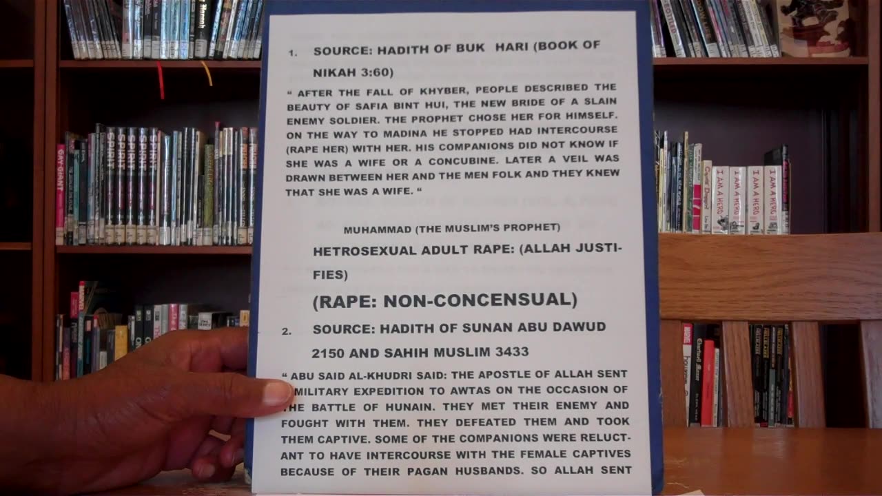 the SEX LIFE of MUHAMMAD, The Muslims Prophet, According to 2nd Source of Islam: the HADITHS