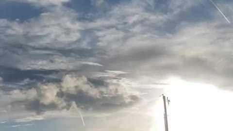 Heavy chemtrails over montana