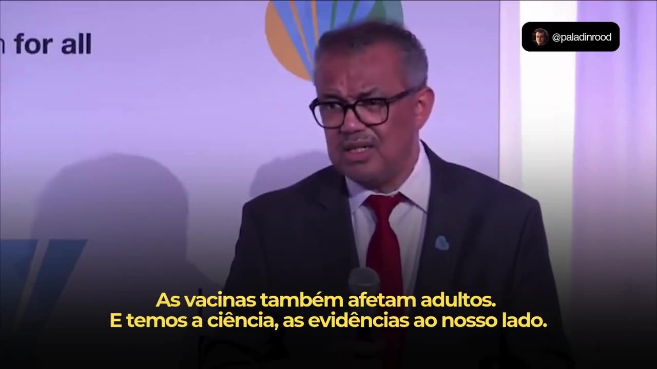 É HORA DE SERMOS MAIS AGRESSIVOS COM OS ANTI-VACINA, DIZ TEDROS