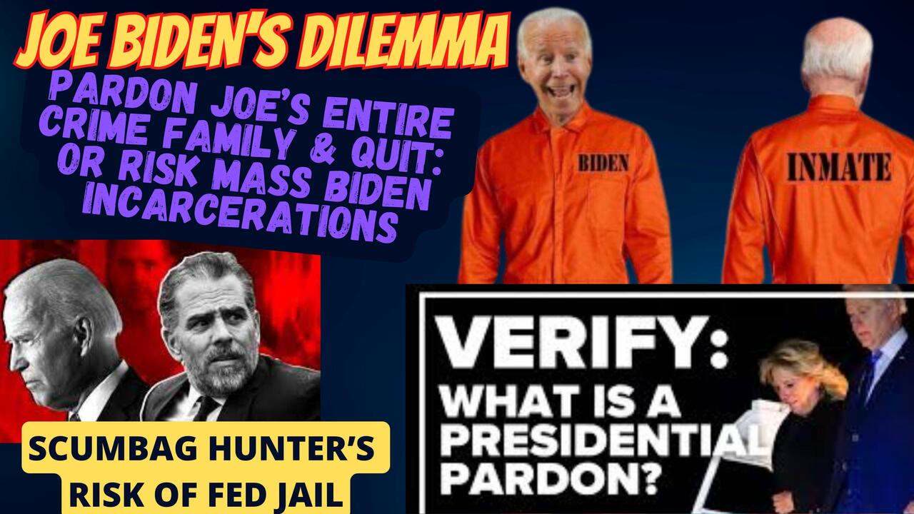 Bidens Choice After GOP Impeachment/ Hunter Indictment is Elementary: “Pardon Me!”