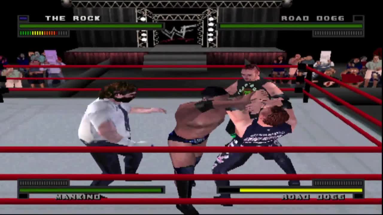 WWF Attitude PS1: Tornado match #20
