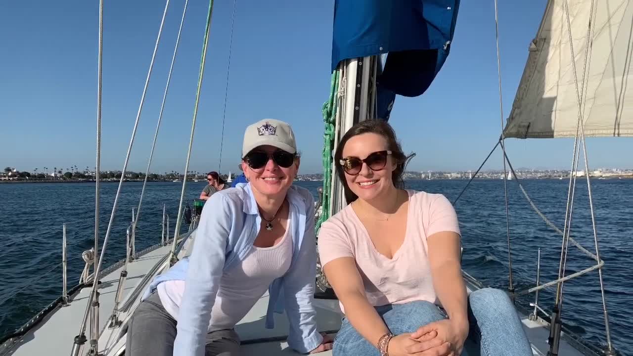 Yachting around the San Diego harbor with Americas Holistic Surgeon