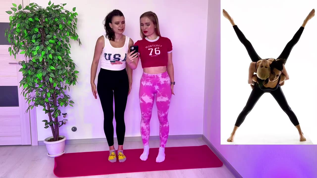 Yoga Challenge With Hot Crazy Poses