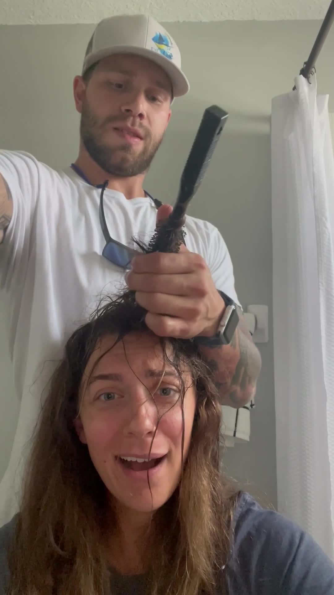 Brush Needs to be Cut Out of Extremely Tangled Hair