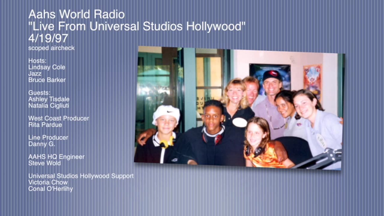 Live From Universal Studios Hollywood 4/19/97